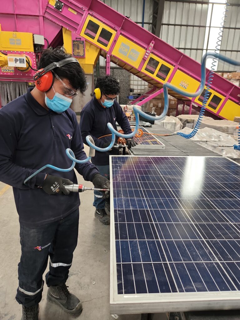 reciclaje paneles solares